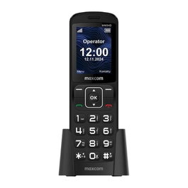 MAXCOM MM34D 4G con pantalla de 2.4 pulgadas y base de carga