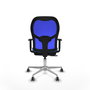 PIQUERAS Y CRESPO Silla de oficina Jorquera Azul con mecanismo Sincro/Traslack