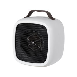 Calefactor PTC con Ventilador 500W Blanco - Termostato Regulable y Antivuelco