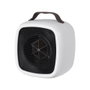 Calefactor PTC con Ventilador 500W Blanco - Termostato Regulable y Antivuelco