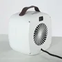 Calefactor PTC + Ventilador 500W Blanco Horizontal con Termostato Regulable