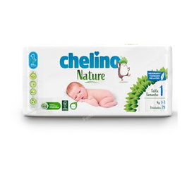 CHELINO Pañal Infantil Nature Talla 1 (1-3 Kg) - 28 Unidades
