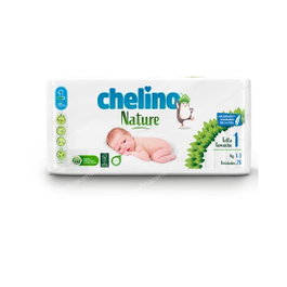 CHELINO Pañales Nature Talla 1 (1-3kg) 28 unidades