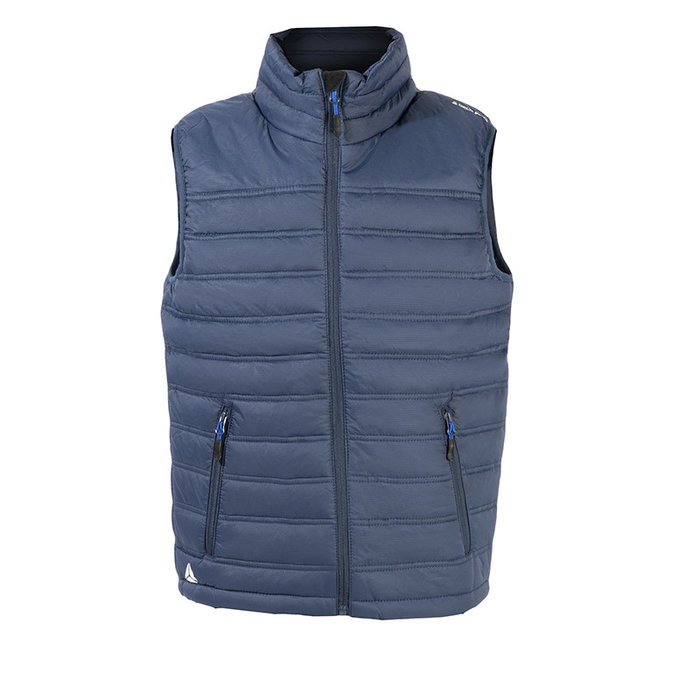 Delta Plus Chaleco Plumífero Ripstop Impregnado Pu Bicolor Marino Azul Talla XXL