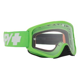 SPY Woot MX Gafas de Moto Verde Checkers Green HD Clear
