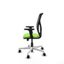 PIQUERAS Y CRESPO Silla de oficina Motilla Pistacho y Negro