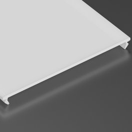 Difusor SUPERWIDE PMMA para perfiles LARGO,inLARGO 2,02 m Transparente