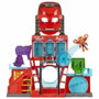 Hasbro Playset Cuartel General Iron Man and His Awesome Friends con Máscara