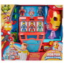 Hasbro G1259 Marvel Iron Man Cuartel General Playset 2 en 1 con Máscara para Disfraz, Juguete para Niños de +3 años (Idiomas: Inglés, Francés, Alemán, Portugués, Español)