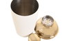 DKD Home Decor Coctelera Inox Blanco Rugosa 500 ML