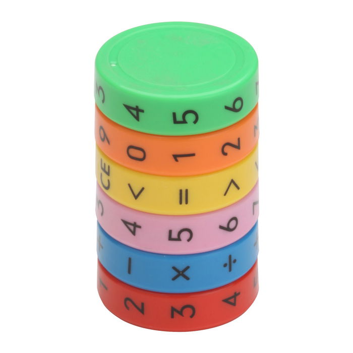 Jeux 2 momes Rollo Matemático Desmontable para Aprender Sumas, Restas, Multiplicaciones y Divisiones, Juguete Educativo para Mayores de 5 Años