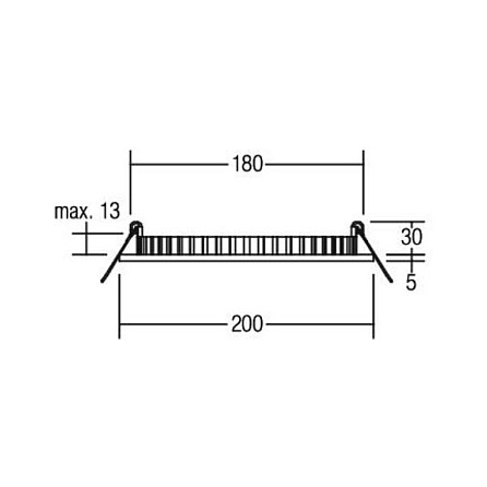 Brumberg. Leuchten EB-Panel FLAT30 rund ws 830 16W 24V