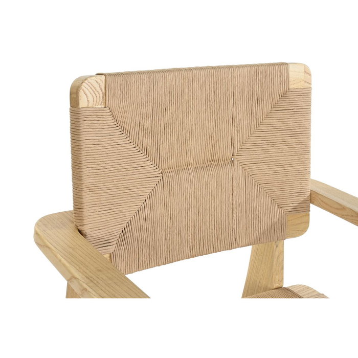 DKD Home Decor Silla Olmo Fibra Natural 83x62x84 cm