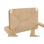 DKD Home Decor Silla Olmo Fibra Natural 83x62x84 cm