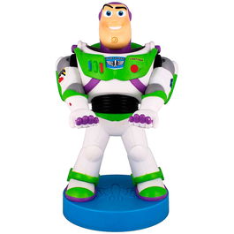 EXQUISITE GAMING Soporte Cable Guy Buzz Lightyear Toy Story para Mandos y Smartphones, Figura 20cm