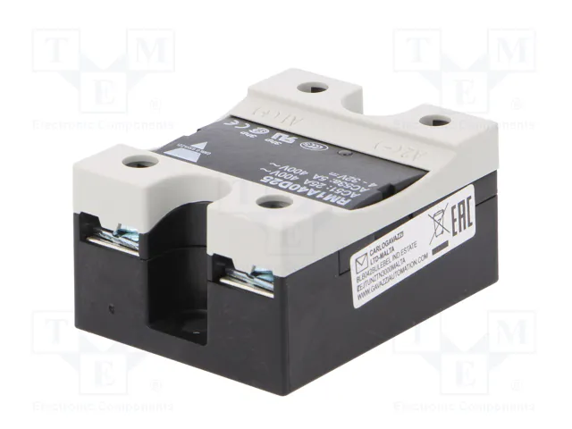 CARLO GAVAZZI RM1A40D25 Relé de semiconductor monofásico 25A 42-440VAC