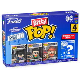 FUNKO Blister 4 figuras Bitty POP DC Comics Batman