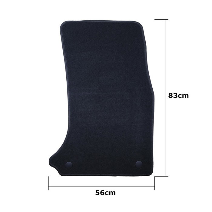 OCC Design Alfombrilla a Medida BMW E61 Serie 5 Touring 2004-2010, 5 Piezas, Reverso Antideslizante, Taconera Refuerzo Conductor, Referencia OCCBW0012
