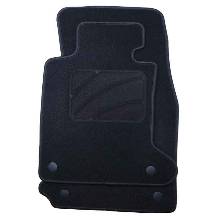 OCC Design Alfombrilla a Medida BMW E61 Serie 5 Touring 2004-2010, 5 Piezas, Reverso Antideslizante, Taconera Refuerzo Conductor, Referencia OCCBW0012
