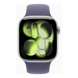 Apple Watch Series 11 GPS + Cellular Aluminio Plateado Pulsera Deportiva Niebla Púrpura 64 GB