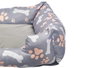 Mascow Cuna Rectangular para Mascota Hueso y Huellas Surtido Colores 58x48 cm (Set de 6)