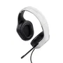 Trust GXT 415 Zirox Auriculares Gaming con Micrófono Plegable, Alámbrico, Jack 3.5mm, Diadema Ajustable, Blanco y Negro, Compatible con PS5, PC y Mac