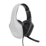 Trust GXT 415 Zirox Auriculares Gaming con Micrófono Plegable, Alámbrico, Jack 3.5mm, Diadema Ajustable, Blanco y Negro, Compatible con PS5, PC y Mac