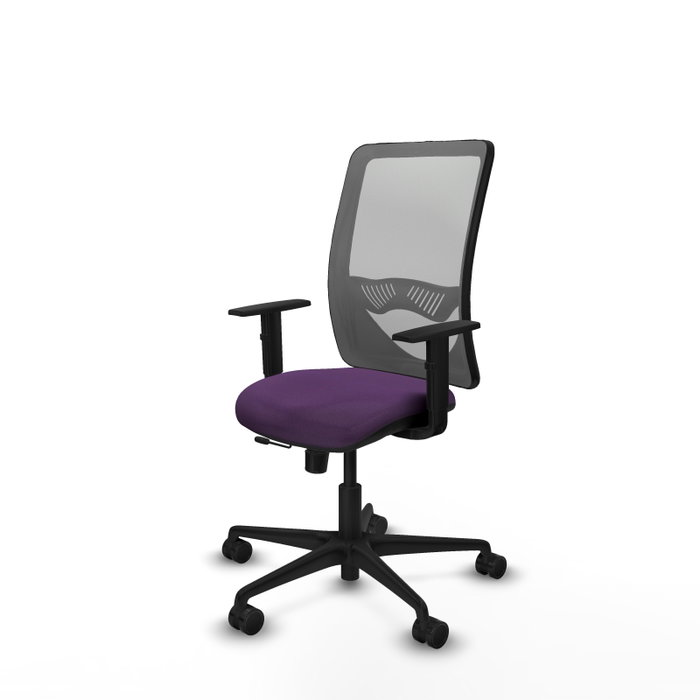 PIQUERAS Y CRESPO Silla de oficina Zulema Morado y Gris con mecanismo Sincro/Traslack PIQUERAS Y CRESPO Silla de oficina Zulema Morado y Gris con mecanismo Sincro/Traslack