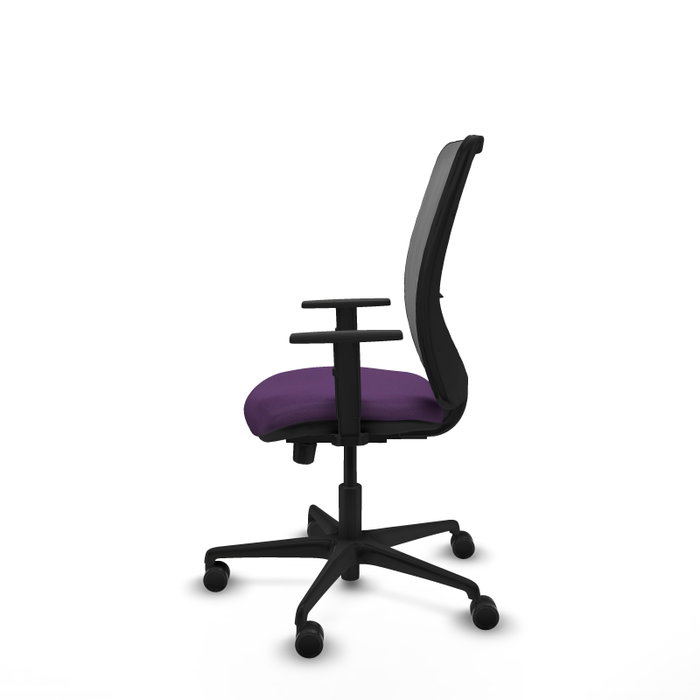 PIQUERAS Y CRESPO Silla de oficina Zulema Morado y Gris con mecanismo Sincro/Traslack PIQUERAS Y CRESPO Silla de oficina Zulema Morado y Gris con mecanismo Sincro/Traslack