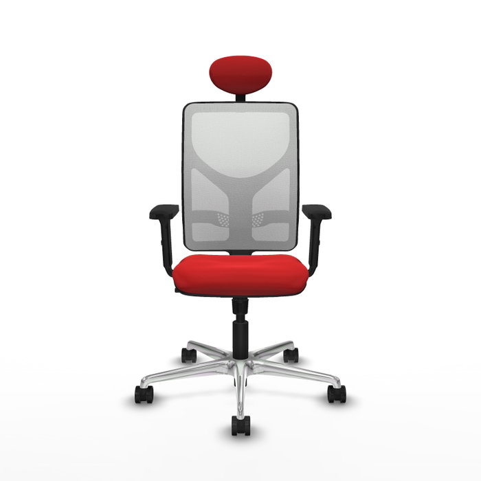 PIQUERAS Y CRESPO Silla de oficina Motilla con mecanismo Sincro Rojo y Blanco PIQUERAS Y CRESPO Silla de oficina Motilla con mecanismo Sincro Rojo y Blanco