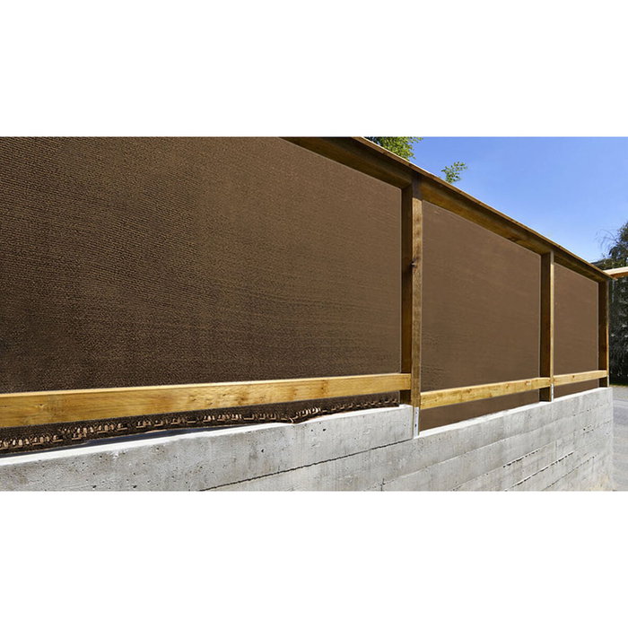 Faura Malla de ocultación marrón 230 g/m² 1 x 5 m
