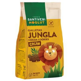 Noglut Galletas Sin Gluten Jungla Cacao 100Gr Santiveri