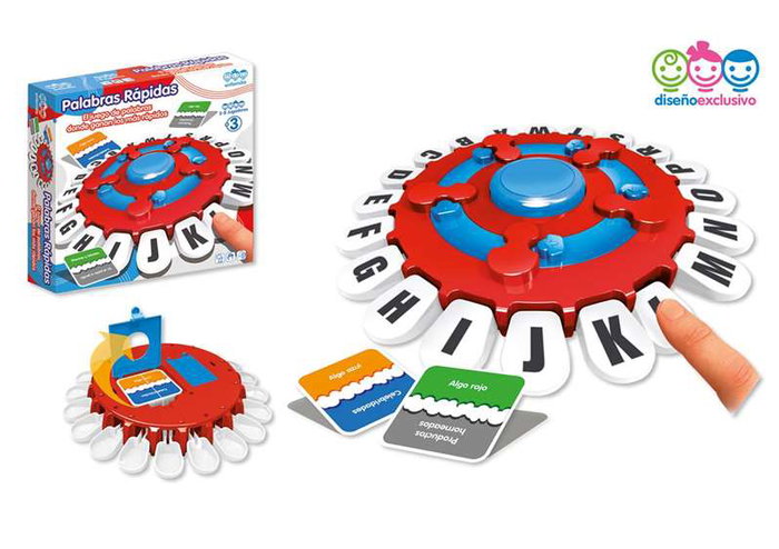 Jugatoys - enfamilia Juego Palabras Rápidas 26.5x5x26.5 Jugatoys - enfamilia Juego Palabras Rápidas 26.5x5x26.5