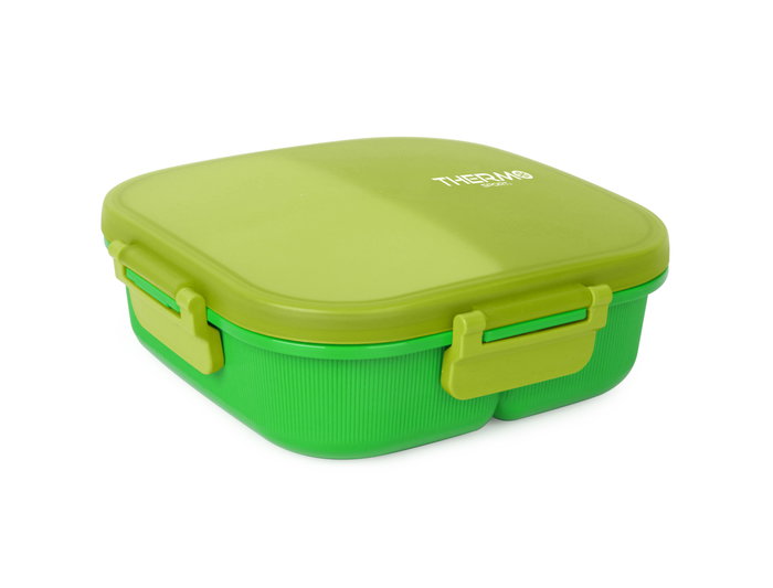 Thermosport Fiambrera 3 Departamentos Cuadrada 19x19x6 cm 900ml (6 Unidades)