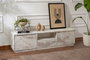Vanguard Fressia Marble Soporte de TV Elegante Color Mármol Freesia 160cm Ancho