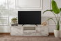Vanguard Fressia Marble Soporte de TV Elegante Color Mármol Freesia 160cm Ancho
