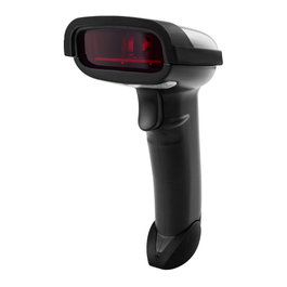 ALLNET ALL-SC1228B Lector de códigos de barras inalámbrico 2D con dongle 2.4G, Negro