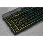 Corsair K55 RGB PRO Teclado Gaming USB Alámbrico con Retroiluminación RGB, QWERTY Español, Negro, Completo (100%) con Reposamuñecas Extraíble