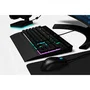Corsair K55 RGB PRO Teclado Gaming USB Alámbrico con Retroiluminación RGB, QWERTY Español, Negro, Completo (100%) con Reposamuñecas Extraíble