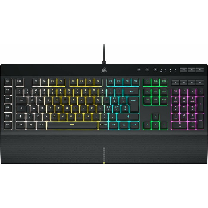 Corsair K55 RGB PRO Teclado Gaming con Retroiluminación RGB y Diseño QWERTY Español Corsair K55 RGB PRO Teclado Gaming con Retroiluminación RGB y Diseño QWERTY Español