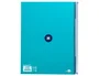 Antartik Cuaderno Espiral A4 Turquesa 80 Hojas 90g
