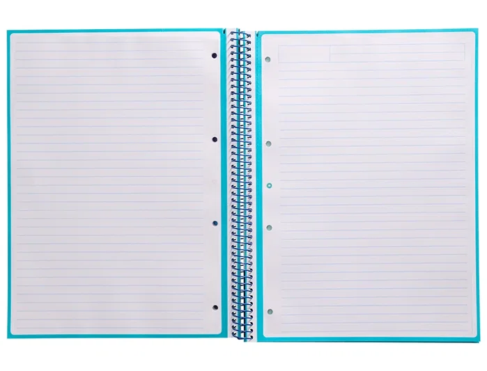 Antartik Cuaderno Espiral A4 Turquesa 80 Hojas 90g