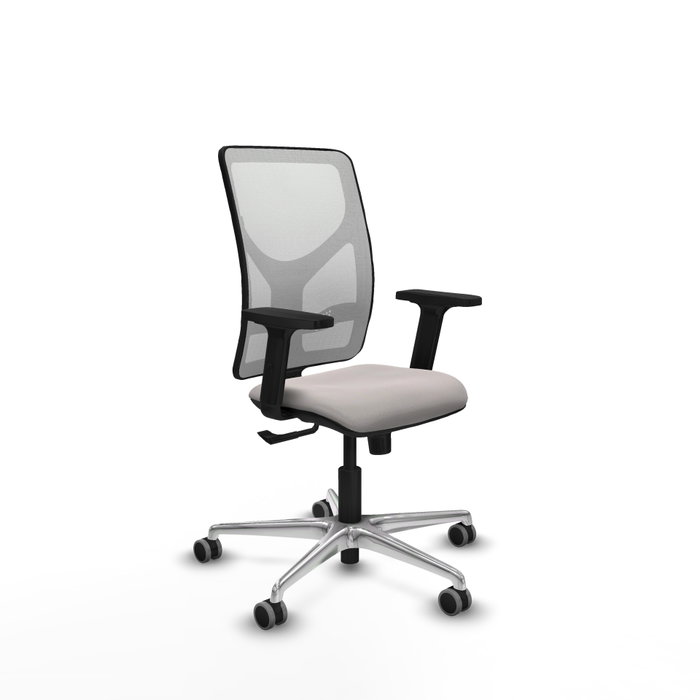 PIQUERAS Y CRESPO Silla de oficina Motilla en Blanco con mecanismo Sincro PIQUERAS Y CRESPO Silla de oficina Motilla en Blanco con mecanismo Sincro