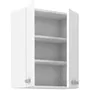 Atlas Unidad alta con 2 puertas ATLAS60G Decoración blanca L60 cm