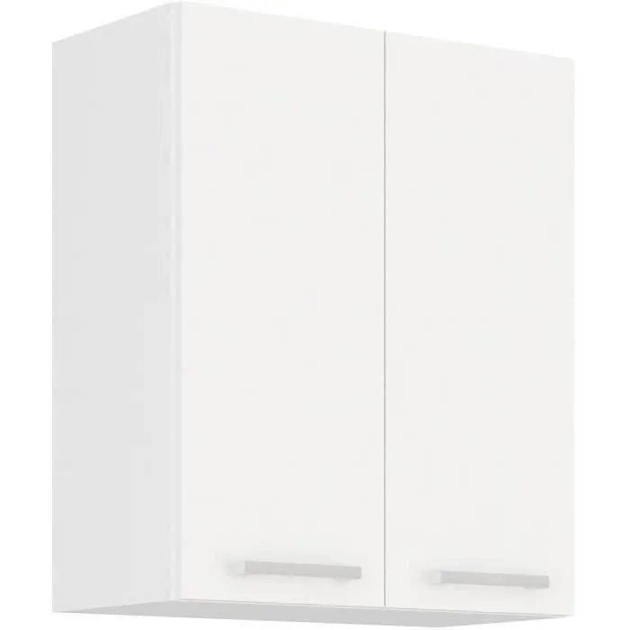 Atlas Unidad alta con 2 puertas ATLAS60G Decoración blanca L60 cm Atlas Unidad alta con 2 puertas ATLAS60G Decoración blanca L60 cm