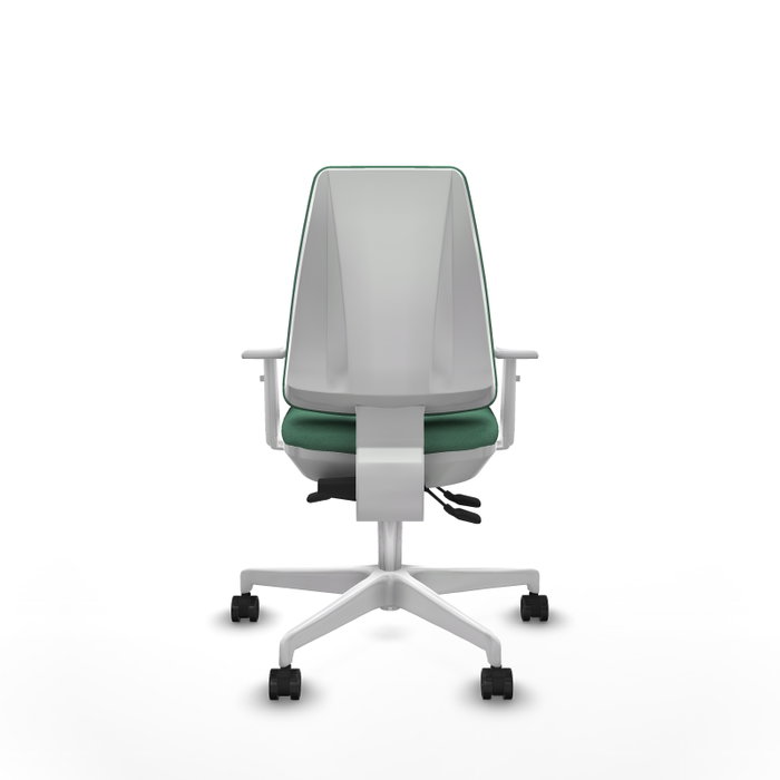 PIQUERAS Y CRESPO Silla de oficina Elche Verde esmeralda con mecanismo Asincro
