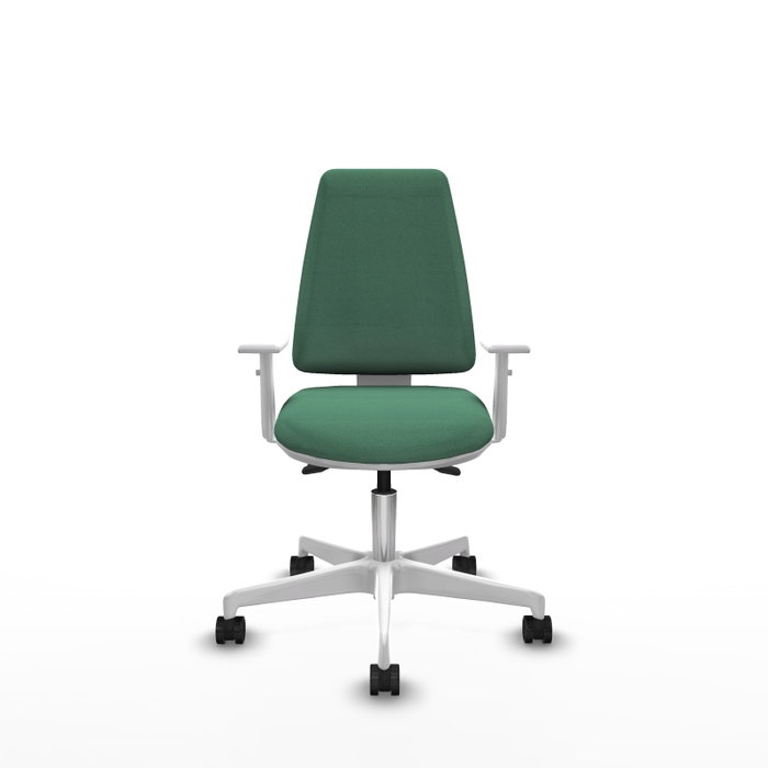 PIQUERAS Y CRESPO Silla de oficina Elche Verde esmeralda con mecanismo Asincro