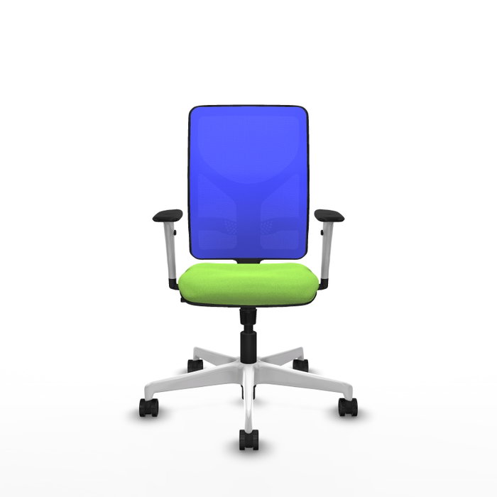PIQUERAS Y CRESPO Silla de oficina Motilla con mecanismo Sincro, Tela Pistacho y Malla Azul PIQUERAS Y CRESPO Silla de oficina Motilla con mecanismo Sincro, Tela Pistacho y Malla Azul