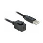 DeLOCK 86378 Módulo Keystone USB 2.0 C hembra a USB 2.0 A macho