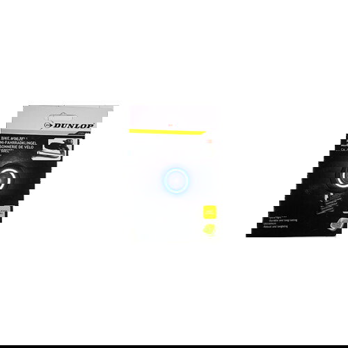 DUNLOP Timbre Campana para Bicicleta - Sonido Claro y Seguro para Ciclismo Urbano y Recreativo